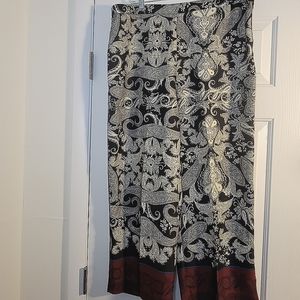 Rachel Roy paisley print ankle length pants